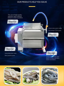 เครื่องปอกหนัง<span class=keywords><strong>ปลา</strong></span>แนวตั้งสแตนเลสประสิทธิภาพสูงเชิงพาณิชย์ อุปกรณ์แปรรูปสำหรับการกำจัดหนังปลาทิลาเปียและปลา<span class=keywords><strong>คา</strong></span><span class=keywords><strong>ร์</strong></span>พ - Product Image 5