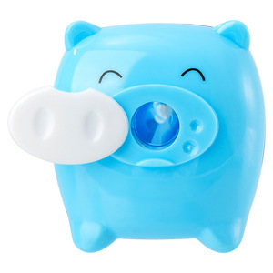Deli Pig Pencil Sharpener 0587 Plastic Cute Design For Kids And Office Use - Product Image 1