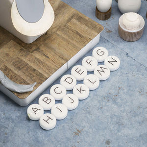 <strong>Wholesale</strong> <strong>Silicone</strong> 12mm White Letter <strong>Beads</strong> Focal Alphabet <strong>Bead</strong> 26 Character <strong>Beads</strong> Diy Jewelry <strong>Beads</strong> Accessories - Product Image 4
