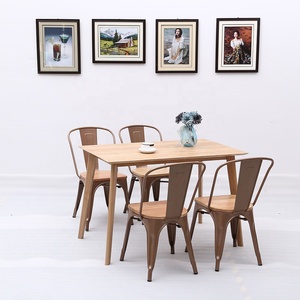 Chaises de table <span class=keywords><strong>vintage</strong></span> pour <span class=keywords><strong>Restaurant</strong></span>/café, style industriel, avec 4 sièges, nouveauté, SP-CT760 - Product Image 3