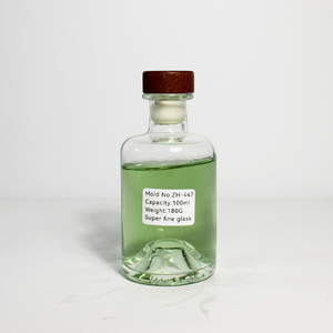 <span class=keywords><strong>Botella</strong></span> de Vidrio Esmerilado <span class=keywords><strong>Azul</strong></span> de Grado Alimenticio de 200 ml, 375 ml, 500 ml para Whisky, Vodka, <span class=keywords><strong>Tequila</strong></span> y Licores, con Tapón de Corcho Natural y Estampado - Product Image 5