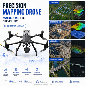 โดรนแมททริซ 350 RTK สำหรับการทำแผนที่ความแม่นยำสูง เหมาะสำหรับงานสำรวจที่ดิน ก่อสร้าง เหมืองแร่ และโครงการวัดค่าทางภูมิศาสตร์ - Product Image 1