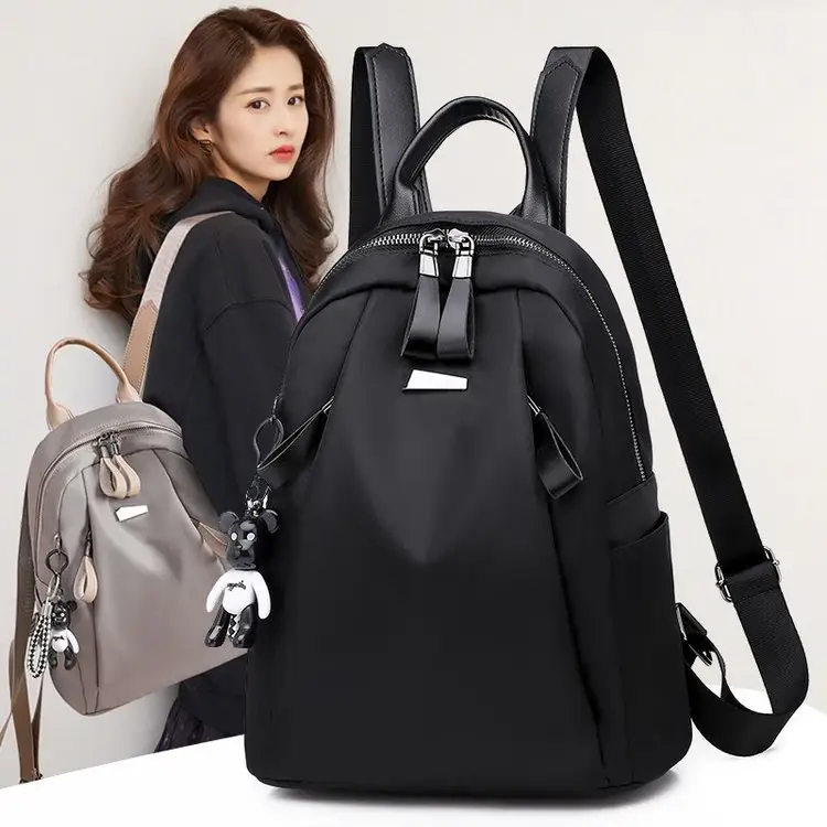 निर्माता थोक कोरियन शैली फैशन कस्टम महिलाओं बैकपैक बैग ऑक्सीफोर्ड महिला बैकपैक बैग लड़की स्कूल बैग