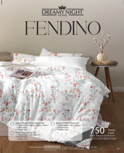 Fendino Sang Trọng Nhà Máy Sợi Được Trang Bị Tấm Đặt Vua Kích Thước 200TC Đồng Bằng Khách Sạn Mềm Mại Thoáng Khí Thân Thiện Với Môi Bộ Đồ Giường Gối Bolster - Product Image 5