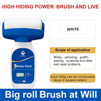 Brosse à grand rouleau OEM pour mur, filet de peinture au latex à base d'eau, réparation des odeurs, couverture de graffitis acryliques, revêtement liquide