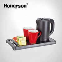 Set Ketel Listrik Honeyson Terbaik untuk Acara Maret, Set Ketel Air dan Teko Tanpa Kabel untuk Hotel