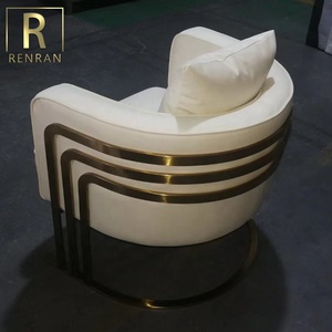 Bán Nóng Sang Trọng Màu Tím Nhung Ghế Ăn Khách Sạn Giá Rẻ Lounge Ghế Sảnh Chờ Đợi Ghế - Product Image 4