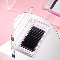 Extensions de cils Lissomore Vegan Cruelty-Free Matte Black Cashmere Ultra Soft PBT Easy-Fan Individual Lashes Private Label