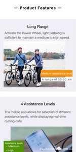 <span class=keywords><strong>Kit</strong></span> de conversion de vélo électrique à assistance rapide et économique <span class=keywords><strong>en</strong></span> termes de travail, avec porte-roue arrière léger et facile à installer <span class=keywords><strong>pour</strong></span> vélos de route - Product Image 5