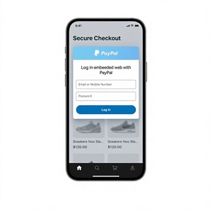 Aplicación de comercio electrónico con integración de Stripe y PayPal para compras seguras, pago rápido y transacciones en línea sin interrupciones. - Product Image 1