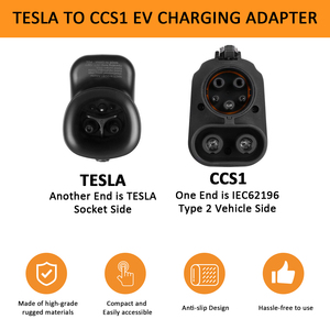 อะแดปเตอร์ชาร์จรถยนต์ไฟฟ้า CCS1 เป็น CCS2 250A 250kW DC ชาร์จเร็ว 1000V DC สำหรับรถยนต์ไฟฟ้าในสหรัฐอเมริกาไปยังยุโรป - Product Image 4