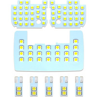Accessoires d'éclairage automobile : Ampoule de phare LED blanc brillant, éclairage de lecture intérieur de voiture, panneaux lumineux pour Tank Wake