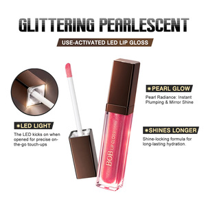 Brillo Labial Bob Pearl Glow 6ml, Líquido Brillante con Vitamina E para Labios Radiantes - Product Image 3