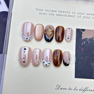 Tendencia de <span class=keywords><strong>Uñas</strong></span> de Primavera: <span class=keywords><strong>Uñas</strong></span> Postizas con Diseño de <span class=keywords><strong>Flores</strong></span> en <span class=keywords><strong>Acuarela</strong></span>, Efecto Ojo de Gato, Cromadas, Forma Almendrada, para Mujeres y Niñas - Product Image 3