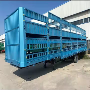 Semirremolque de Caja Abierta con Barandas de 3 Ejes y 60T para Camiones, de Alta Calidad, en Venta - Product Image 6