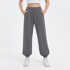 Pantalon de sport ample et respirant à séchage rapide pour femme, taille XL, idéal pour la course, la danse et le yoga - Product Image 3
