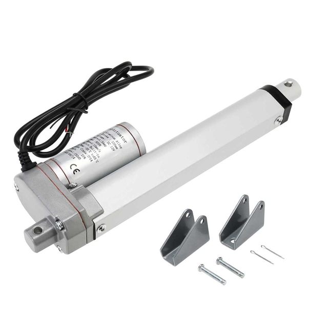 12v Electric Actuator, 200mm300mm400mm500mm Stroke Heavy Duty with Mounting Bracket, IP54 DC Linear Actuator