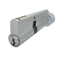 Cylindre de serrure en laiton personnalisé en gros 60mm contre-courant avec cylindre de style européen à bouton unique