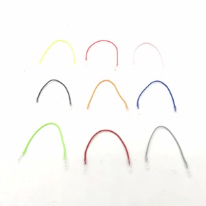 Cordón de plástico de doble extremo con cremallera de colores RYTX para bolsas y ropa, diseño de 3 orificios - Product Image 1