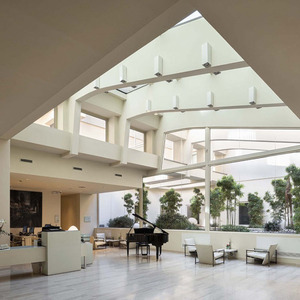 Panneau arrière de bibliothèque élégant pour hôtel de luxe, matériau robuste, finition décorative, produits pour hôtels de luxe, lieu d'accueil mondial - Product Image 2