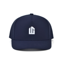 Casquette de performance personnalisée avec logo découpé au laser, casquette de golf respirante, casquette de sport à 5 panneaux, casquette de baseball réglable, casquettes personnalisées