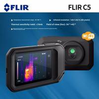 Caméra thermique de poche FLIR C5 WiFi, écran 1920x1080, 8,7 Hz, 6 palettes de couleurs, inspection électrique des bâtiments