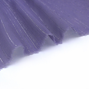 100% poliestere eco-friendly in seta argentata stropicciata in <span class=keywords><strong>Chiffon</strong></span> Georgette tessuto Flash irregolare per indumenti da ragazza - Product Image 4