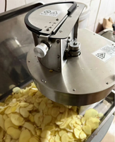 Multifunctionele fruit- en groentesnijmachine, stabiele werking, aardappel-, ui-, gember- en wortelsnijder voor voedselverwerkingsbedrijven