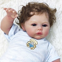 China Original New Soft Touch Bebe Silikon Kleinkind Vinyl Real Life Baby Boy Puppe wieder geboren, die echt aussehen