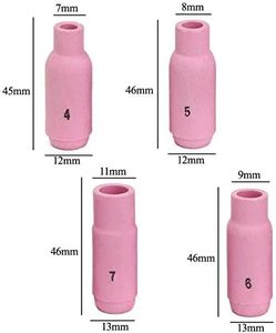 ชุดอุปกรณ์หัวเชื่อมเซรามิกสำหรับเครื่องเชื่อมอาร์กอน TIG ยี่ห้อซันตัน 68 ชิ้น - Product Image 2