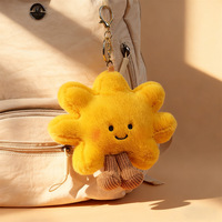 Pendentif de sac en peluche mignon en forme de tournesol, ornement à suspendre pour sac à dos, petite poupée originale, décoration pour enfants de 5 à 7 ans, Yiwu