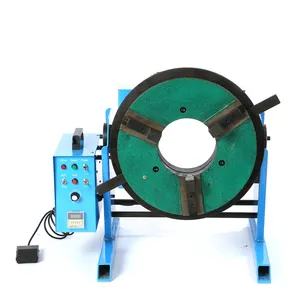 HD-300 300KG Welding Positioner 90mm /130 Center hole Welding Turntable With WP300/WP400 Lathe Chuck