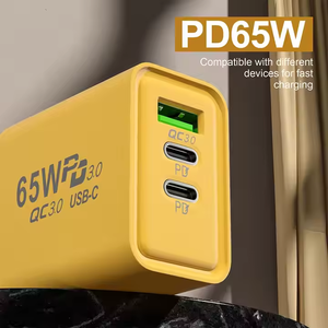 Adaptador de Carga Rápida USB-C PD de 65W, Cargador de Pared SCP de 18W, Corriente de Salida de 5V/3A 5A, OTP para Laptop y Móvil - Product Image 5