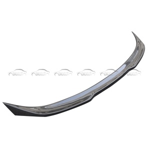 CS Style Carbon Fiber Rear Trunk Spoiler Wings <b>Boot</b> Lip for Hyundai Genesis G70 Ducktail 2017-2020 Auto Tuning - Product Image 4