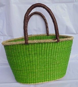 Square Water Hyacinth <b>Bag</b> Bucket Style Woven <b>Tote</b> Two Handles Soft <b>Vintage</b> Lightweight Large Capacity Summer Trends Global - Product Image 2