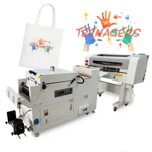 2 head i3200 head dtf printer 30cm powder shaking oven machine dtf printing machine for t shirt printing dtf