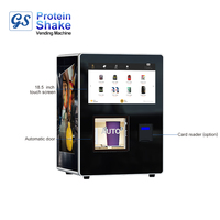 Mesin Penjual Protein Shake GS801 Dispenser Suplemen Smoothie IoT Cloud Open API untuk Kebugaran Gym 24/7 Layanan Mandiri
