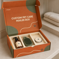 Boîte d'expédition personnalisée pour produits d'élevage avec insert pour emballage e-commerce
