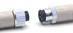 Cable Conector Impermeable para Luminarias: Macho/Hembra 2P/3P/4P + Cable de 20 Vías con Núcleo Blanco y Borde Rojo Moldeado por Inyección - Product Image 5