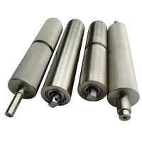 Nouveaux rouleaux de guidage en acier inoxydable galvanisé avec roues dentées en caoutchouc/acier pour lignes de production, personnalisables