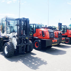 รถยกเครื่องยนต์ดีเซล3ตัน6ตันรถยกสำหรับพื้นที่ขรุขระ - Product Image 5