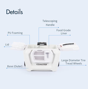IceMaster OEM ODM 54L fresco nuevo diseño multifunción refrigeradores ergonómico tirador de lujo playa nevera - Product Image 6