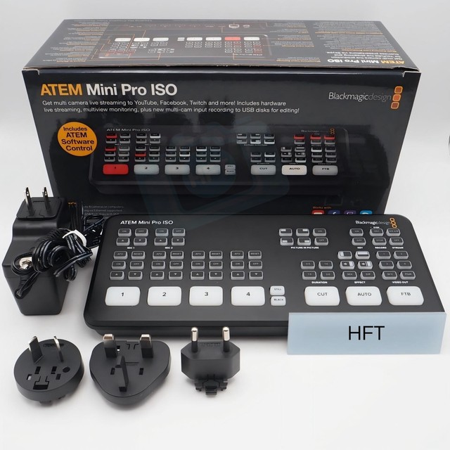 HFT Professional Blackmagic Design ATEM Mini Pro ISO Live Production Switcher 4-Channel for Aluminum Alloy Tested Wholesale