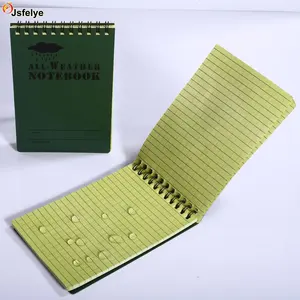 Write In The Water Notebook 4x6 inch outdoor waterproof notebook side spiral