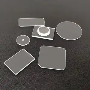 The factory supplies 2mm thick round clear quartz viewing lens glass