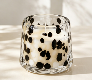 Modern Colorful Striped Glass Jar Scented <b>Paraffin</b> Wax Fresh Scent Square Home Decoration Minimalist Floral Plant Fragrance - Product Image 3