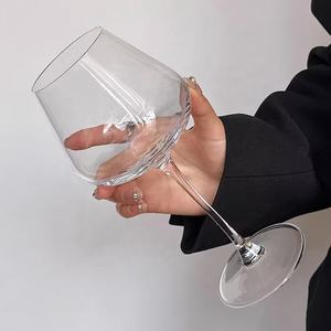 Verres à vin <span class=keywords><strong>blanc</strong></span> de <span class=keywords><strong>Bordeaux</strong></span> de grande capacité pour cadeau de mariage, gobelets de bar, cristal transparent soufflé à la main, verre à vin rouge de Bourgogne - Product Image 5