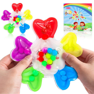 Giocattoli di smistamento a colori Montessori per i più piccoli-attività di apprendimento di abbinamento sensoriale giocattoli educativi in età prescolare - Product Image 6