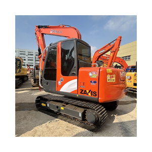 Excavadora japonesa de 7 toneladas, excavadora Hitachi zx70 de segunda mano con hoja, excavadora Hitachi zx70 usada en 90%, nueva - Product Image 1