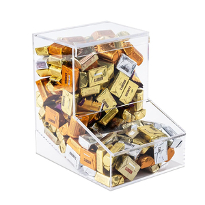 Boîte de présentation de bonbons en acrylique sur mesure, gris fumé, nouveau design, vente chaude, boîte de présentation de bonbons en plastique pour mur, table, boîte cadeau de mariage, boîte à bonbons en gros - Product Image 2